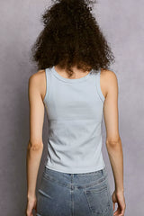 Trendsi POL Round Neck Ribbed Tank -