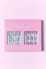 Trendsi SO PINK BEAUTY Press On Nails 2 Packs -