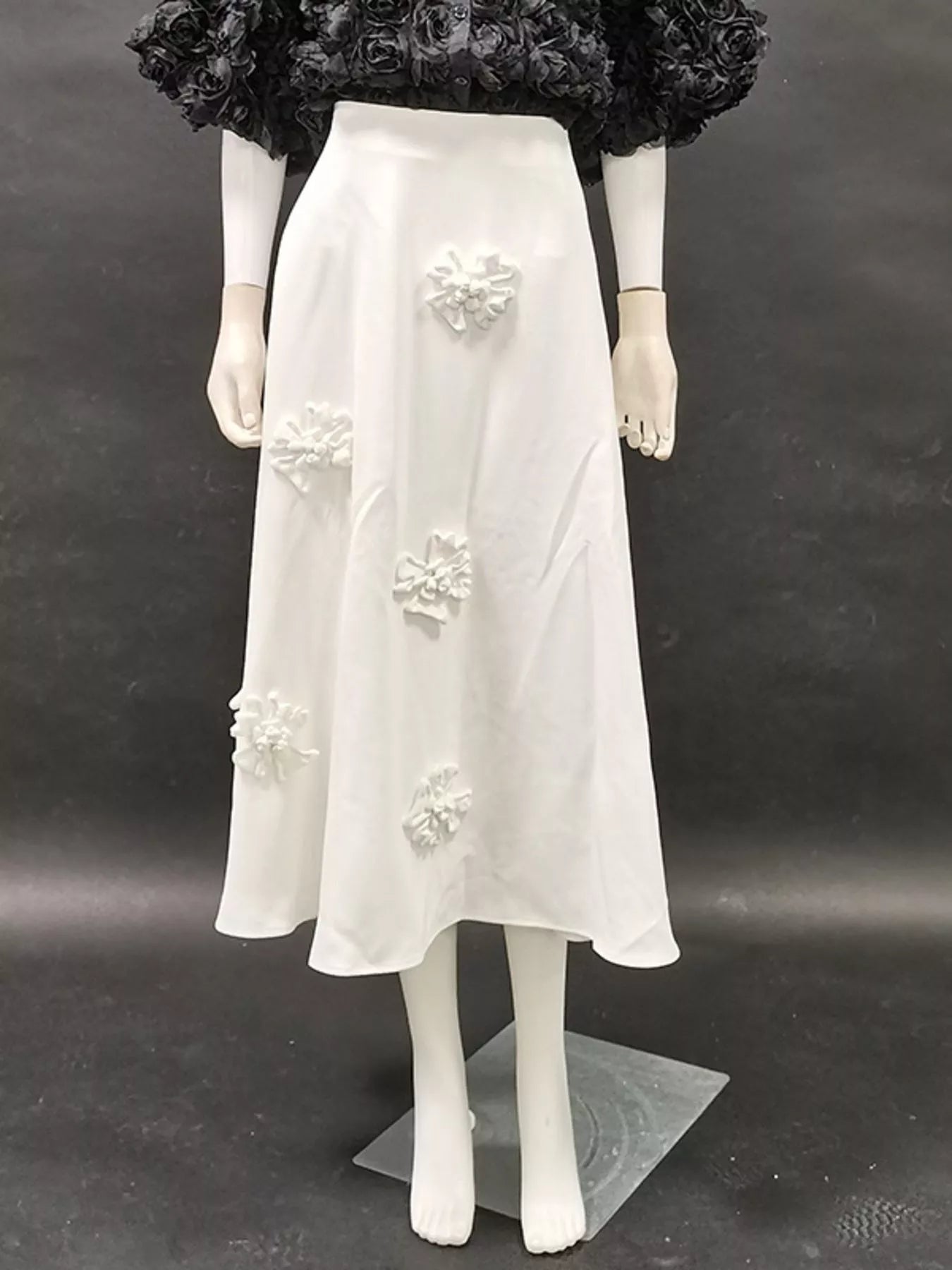 Trendsi Floral Embellished Midi Skirt -