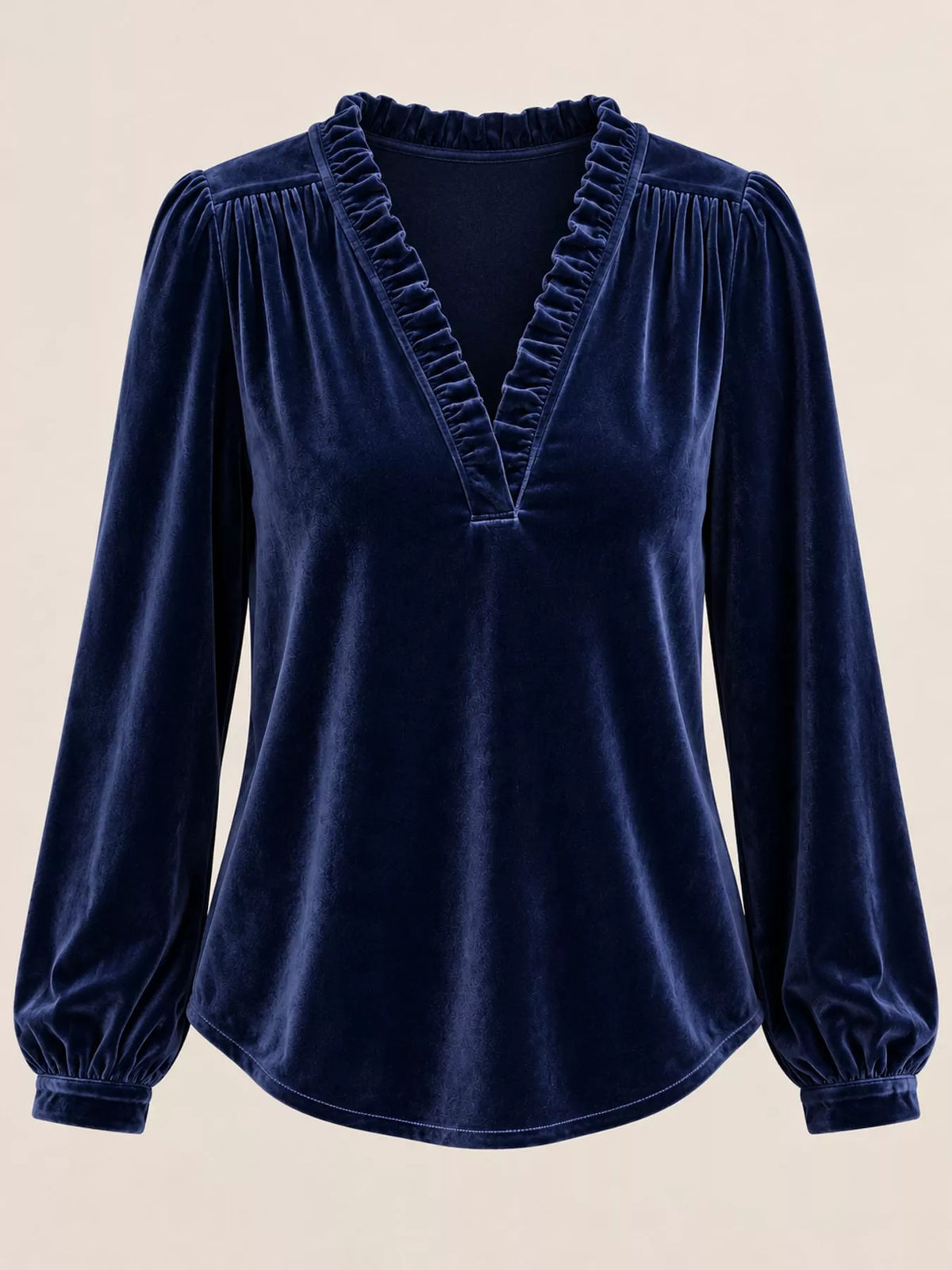 Long-sleeve blouse, product view