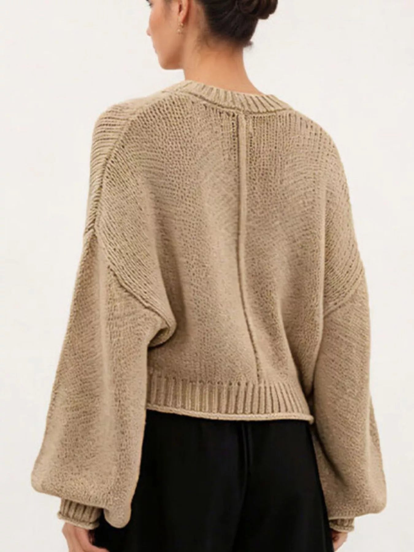 Trendsi Oversized Chunky Knit Sweater -