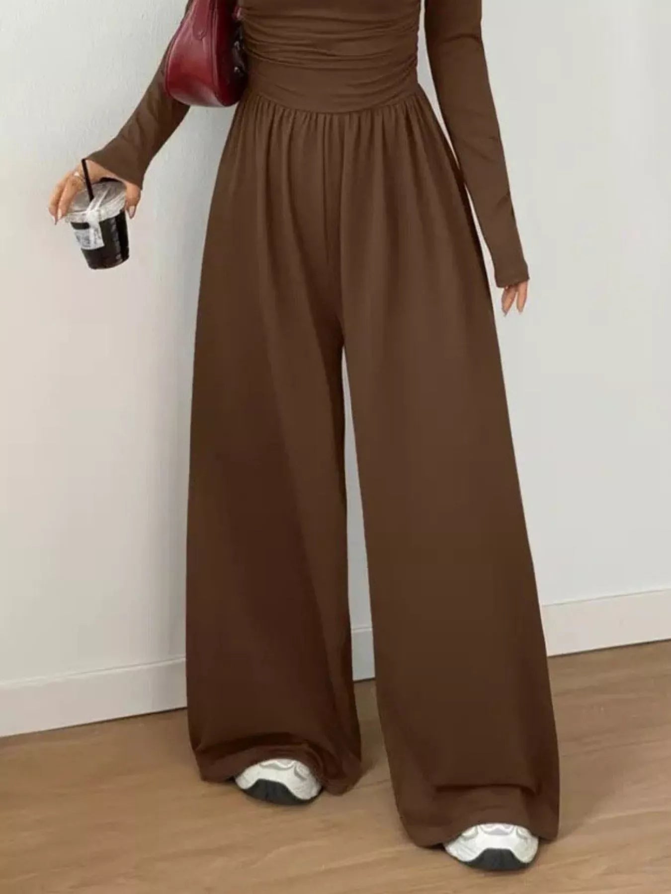 Trendsi Scoop Neck Wide Leg Jumpsuit -