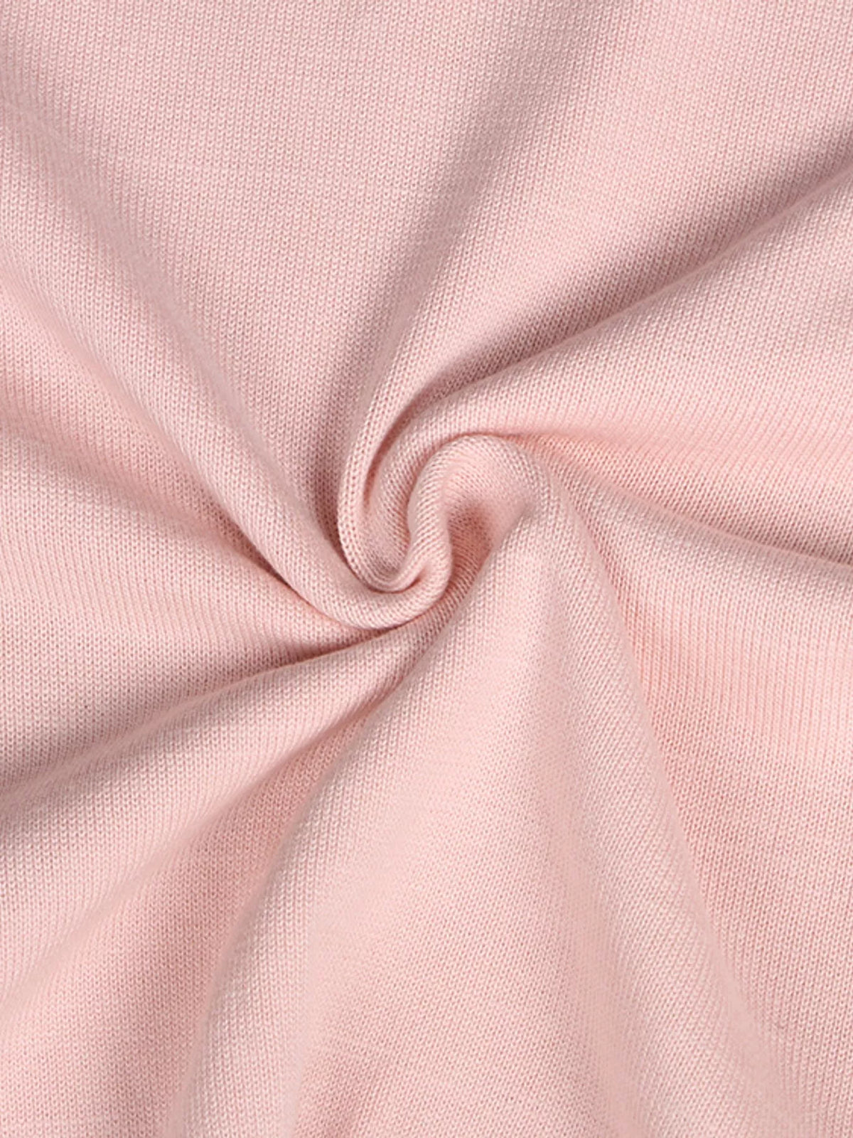 Women's V-Neck Long Sleeve Sweater in beige — texture detail view