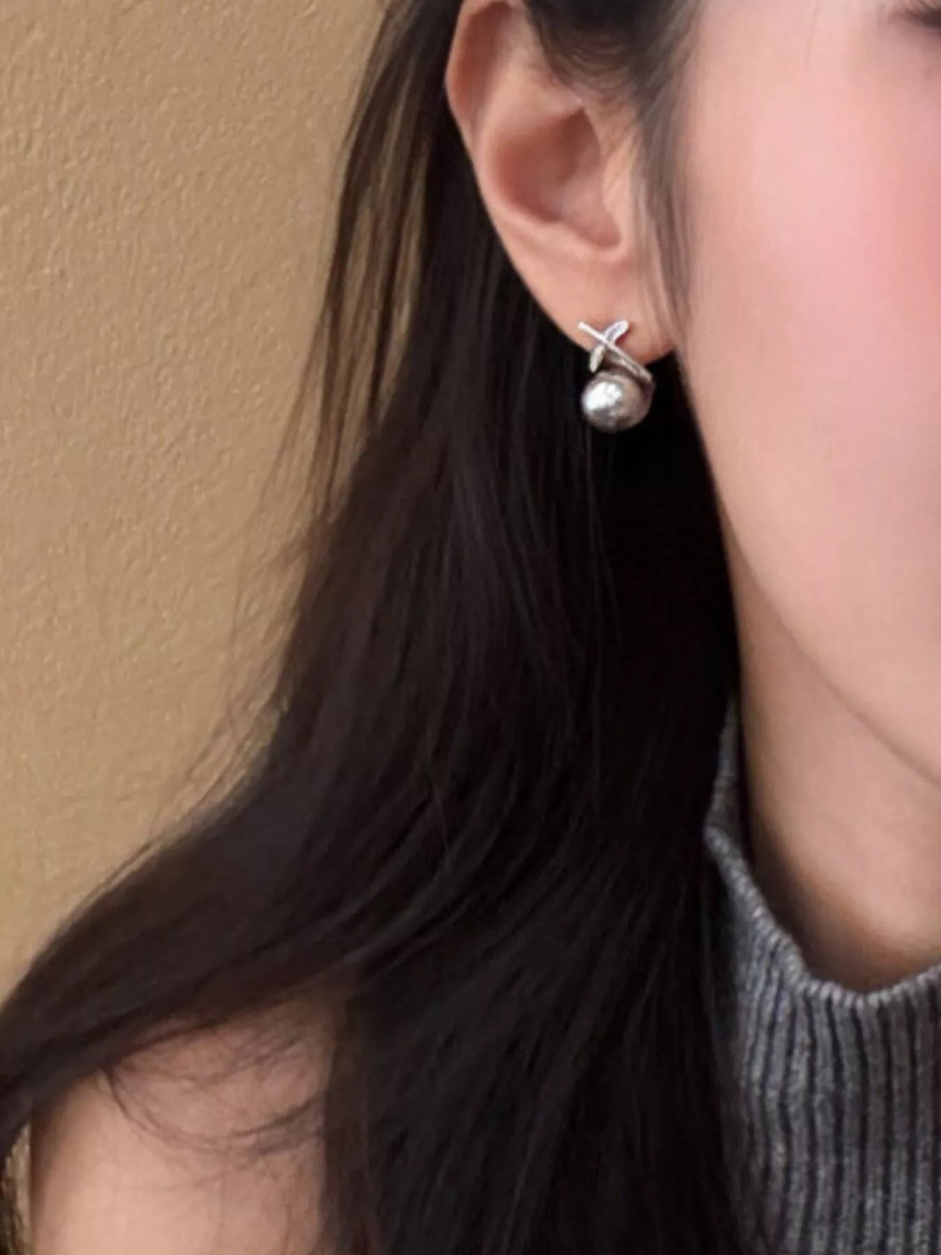 Trendsi Pearl Stud Earrings -