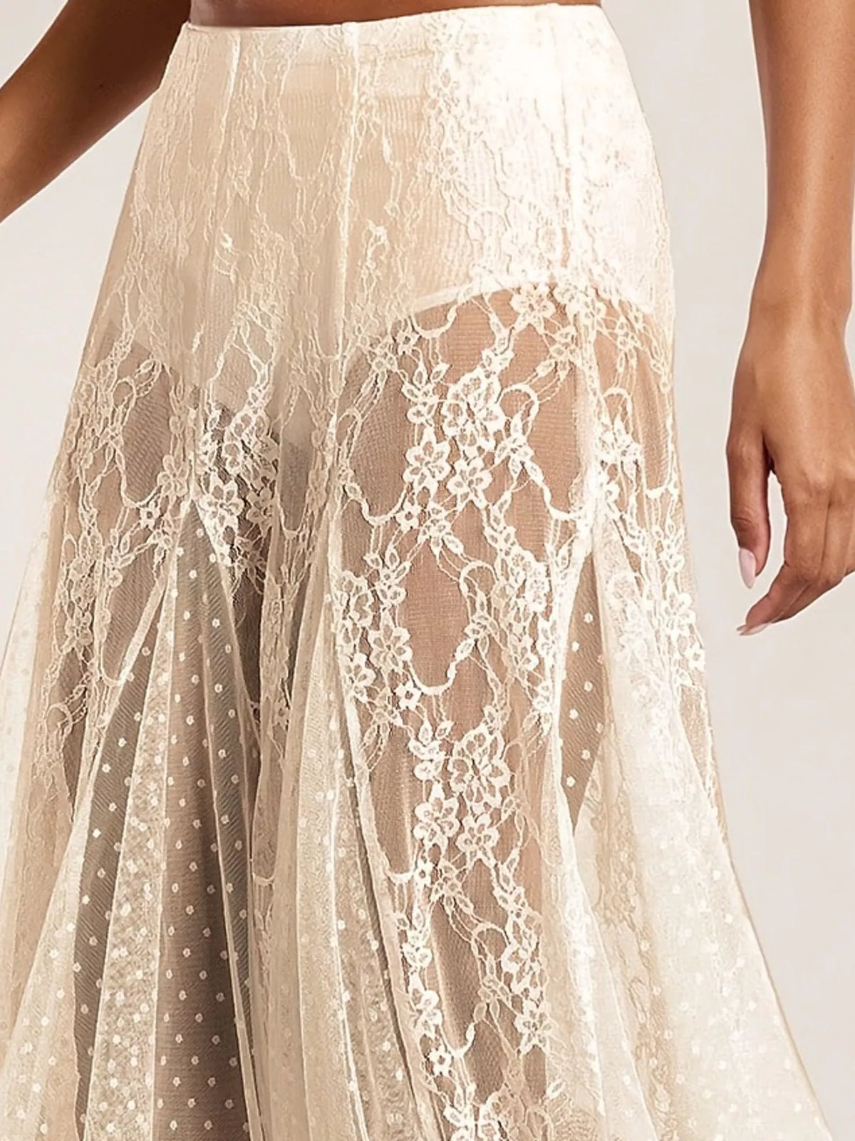 maxi skirt, construction and design details