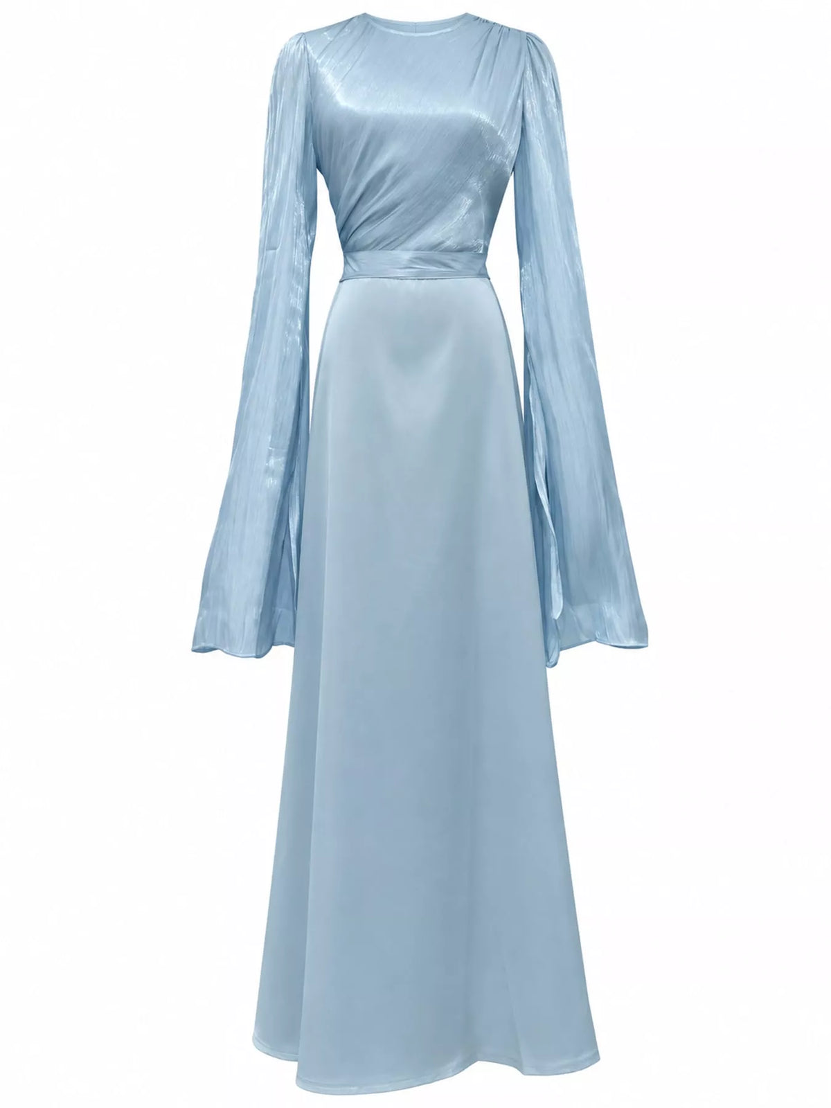 Round Neck Maxi Dress — garment front