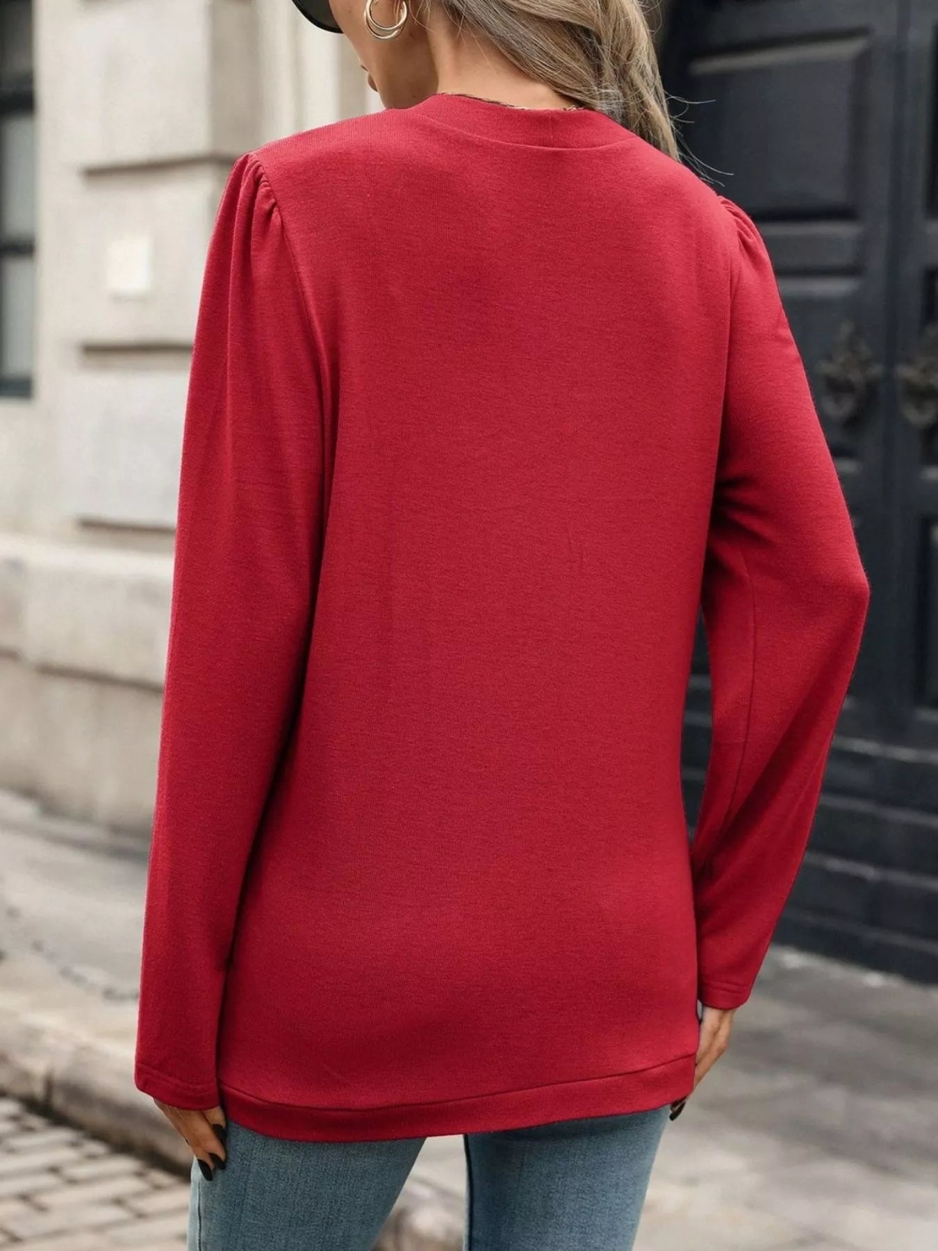 Trendsi Open Front Long Sleeve Cardigan -