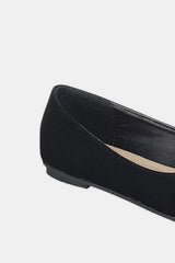 Trendsi Forever Link Slip On Rhinestone Buckle Ballet Flats -