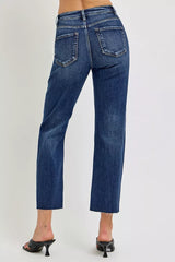 Trendsi RISEN High Rise Slim Barrel Jeans -