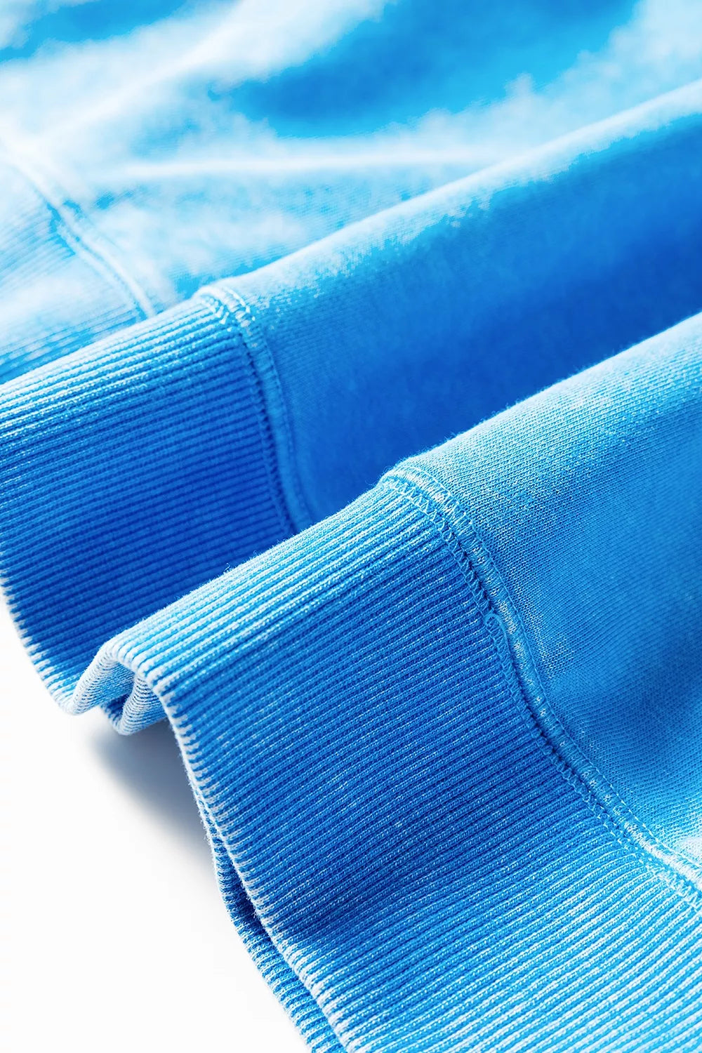 Trendsi Mineral Wash Oversized Sweatshirt with Chest Pocket -