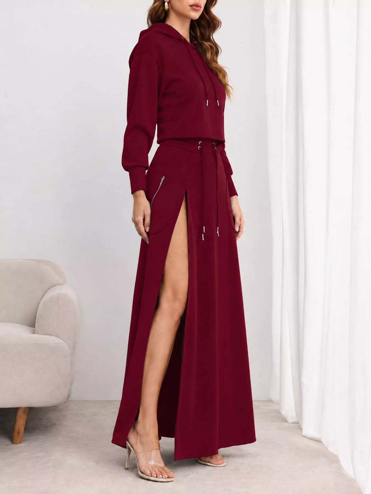 Hoodie and skirt set