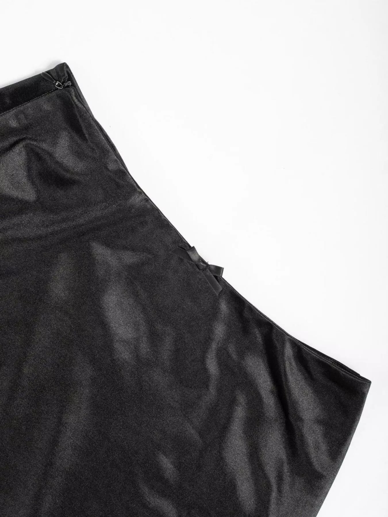 Trendsi High Waist Satin Maxi Skirt -