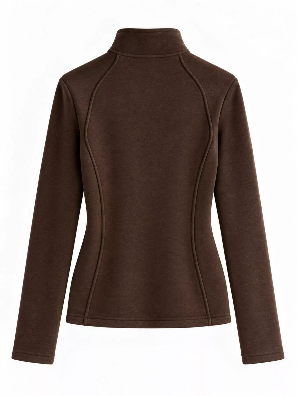 Slim-Fit Full-Zip Fleece Jacket — back view
