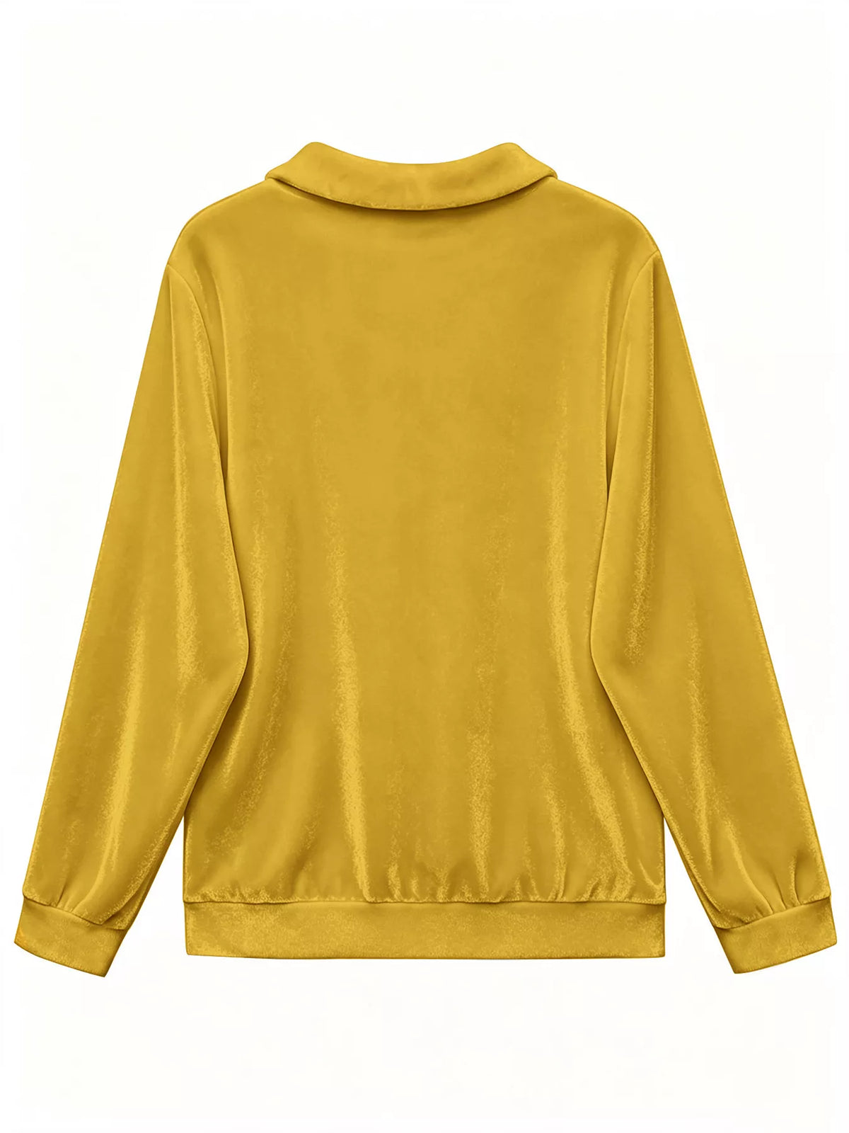Collared long sleeve sweatshirt, product view