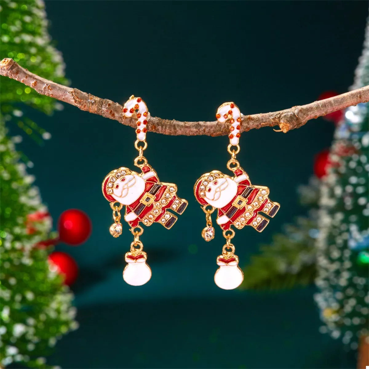 Trendsi Christmas Santa Drop Earrings -