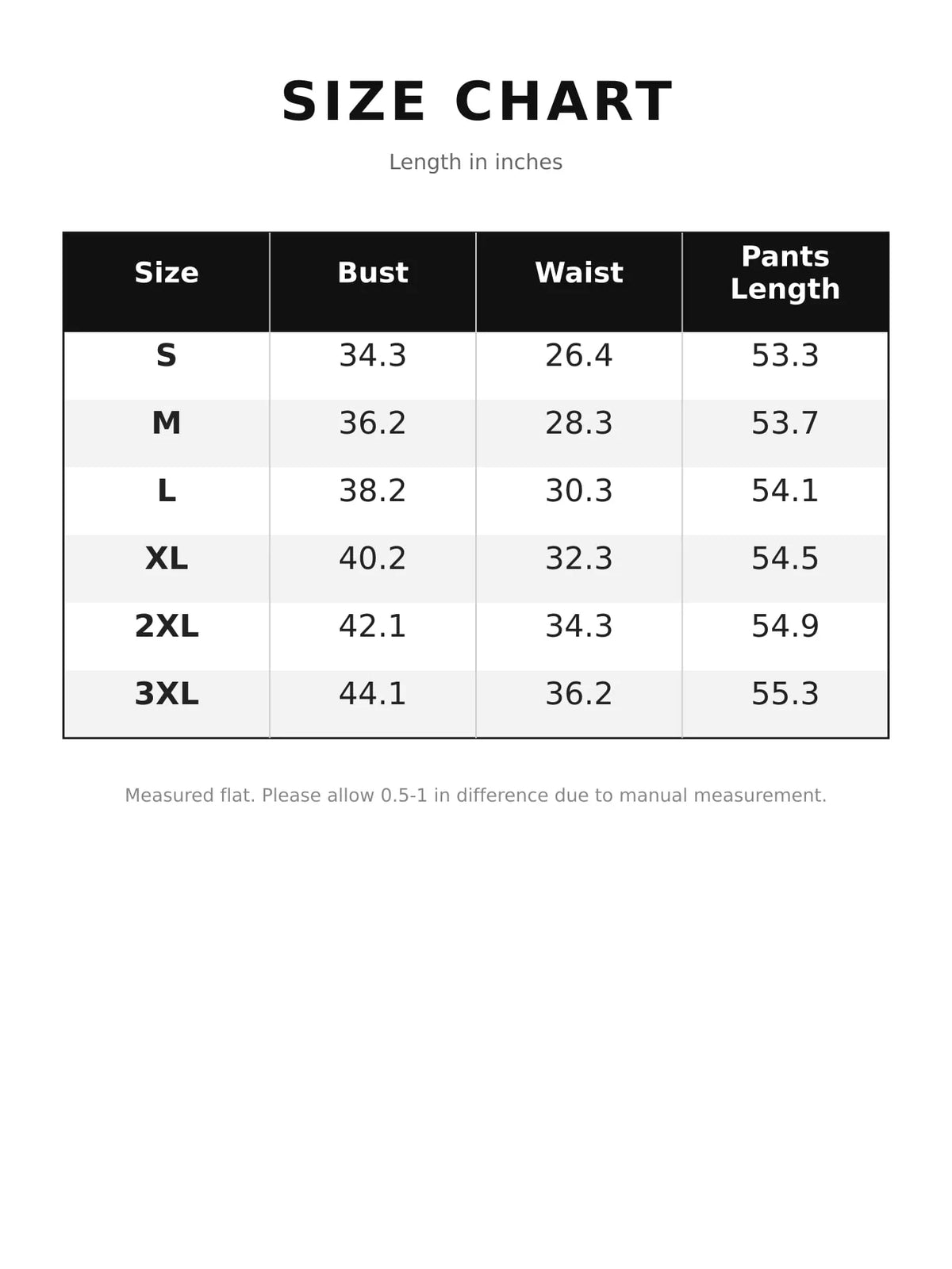 Size chart for women's satin cowl neck high slit maxi dress