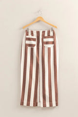 Trendsi HYFVE Striped Pocket Detail Maxi Skirt - Skirts