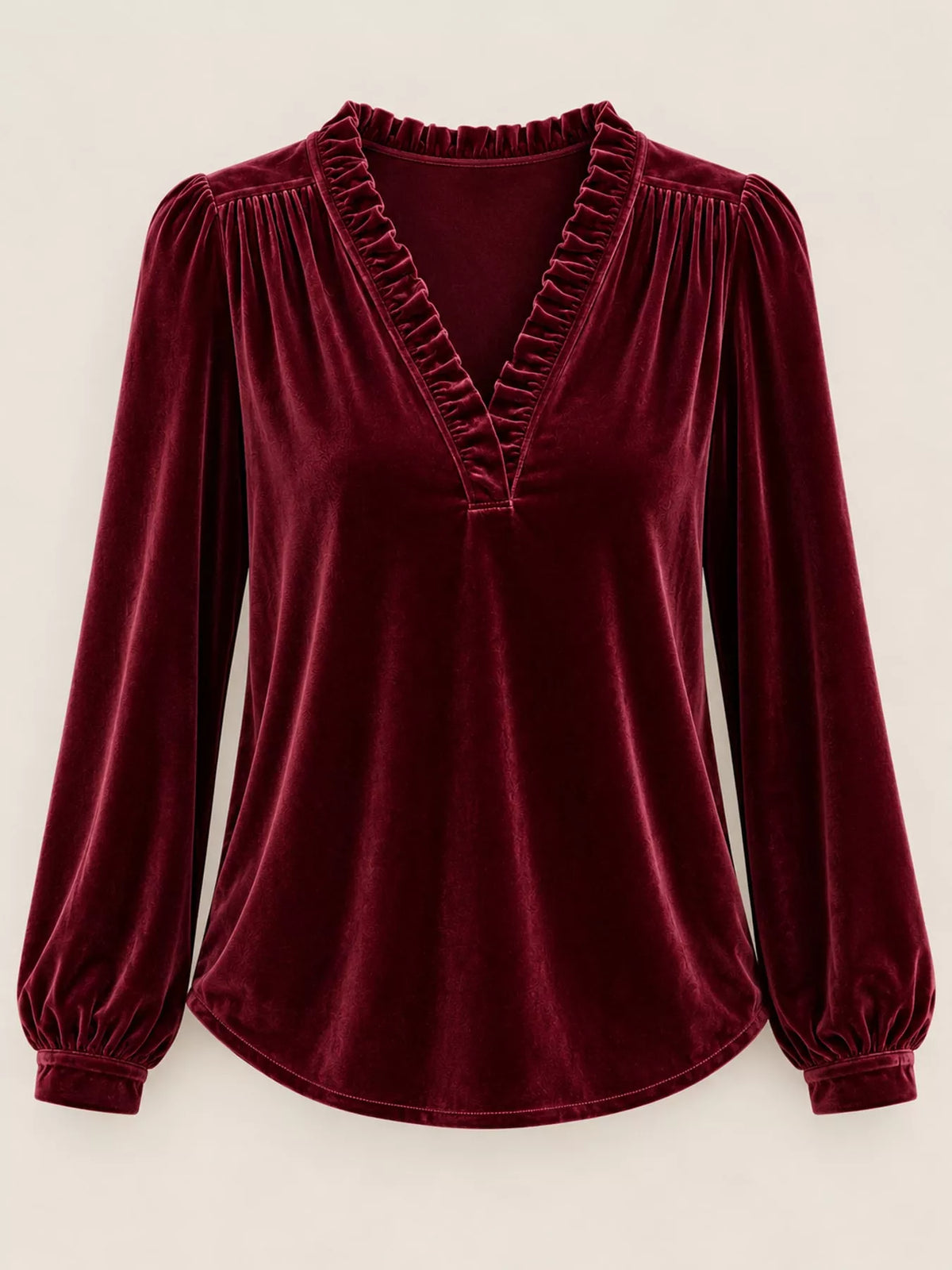 Long-sleeve blouse, product view