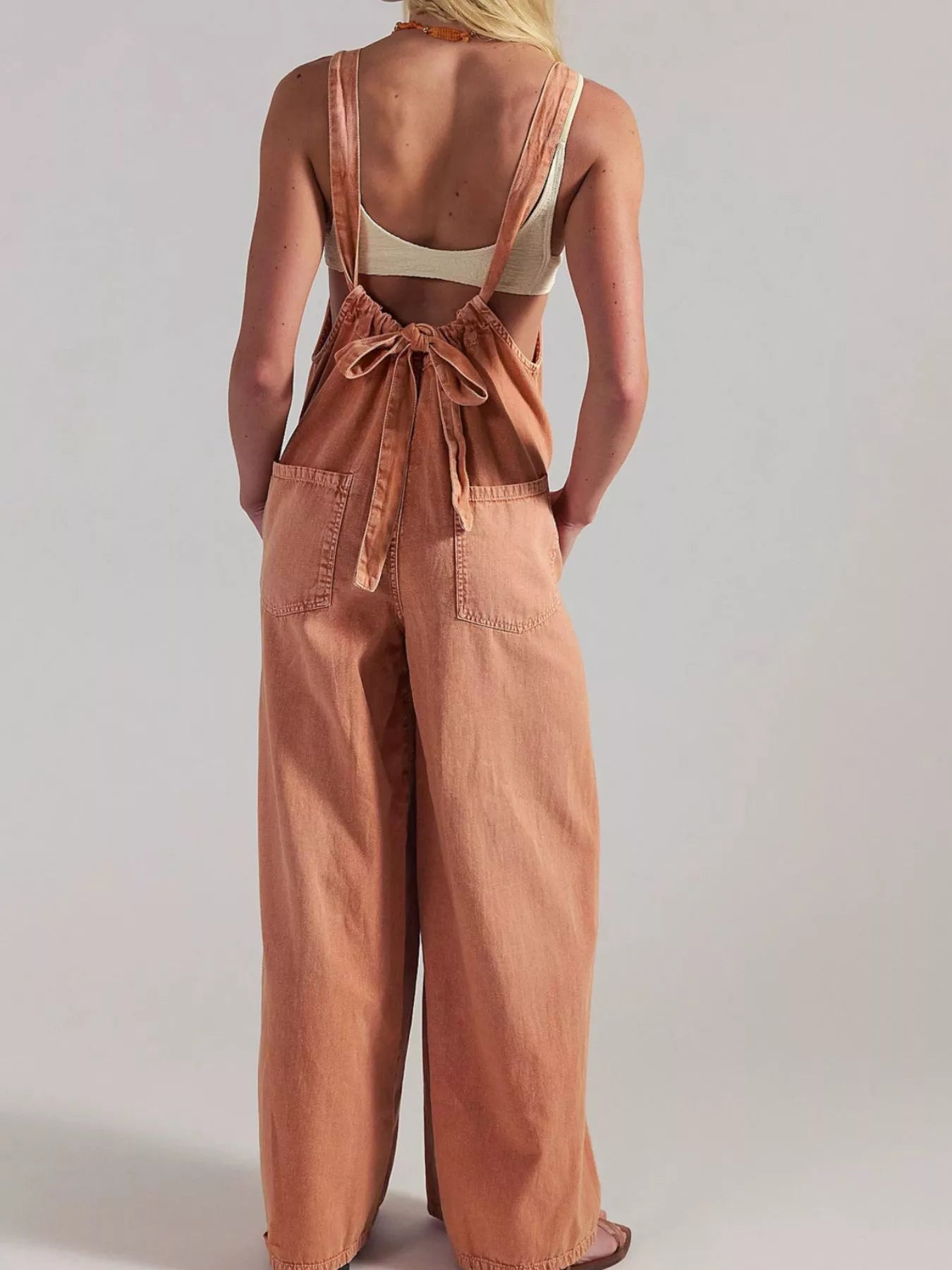 Trendsi Sleeveless Wide-Leg Jumpsuit -