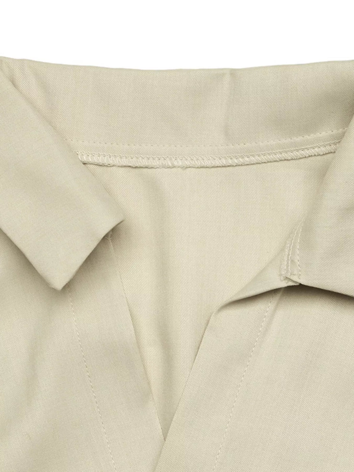 Trendsi Pleated Button Detail Long Sleeve Shirt Dress -