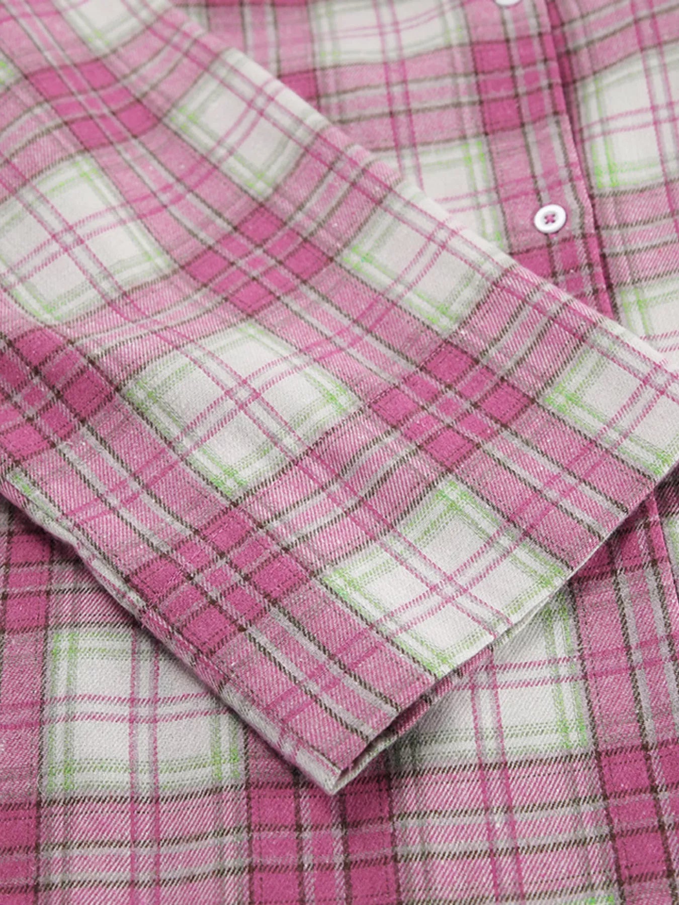 Trendsi Plaid Long Sleeve Shirt and Pants Set -