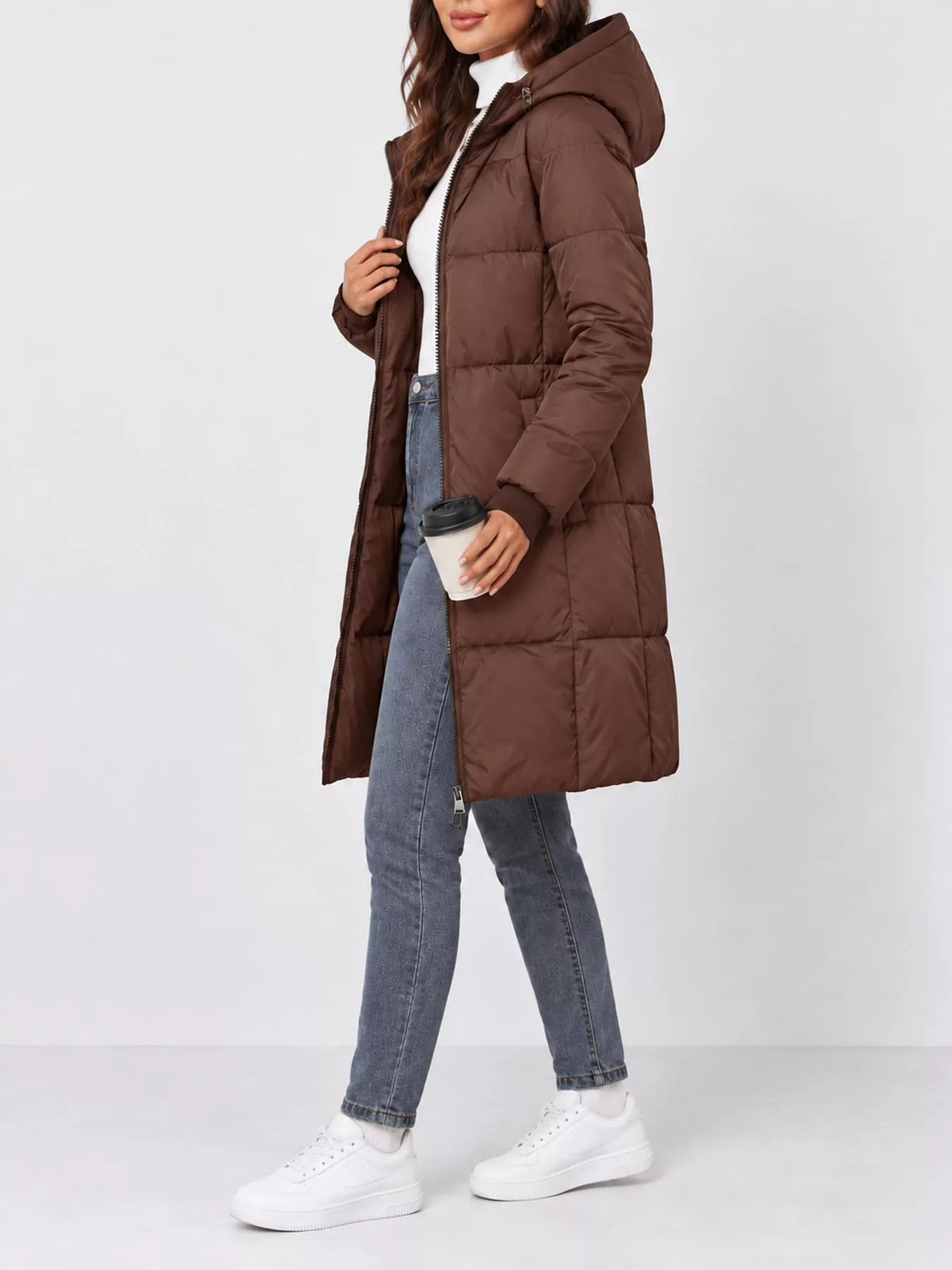 Long-sleeve coat