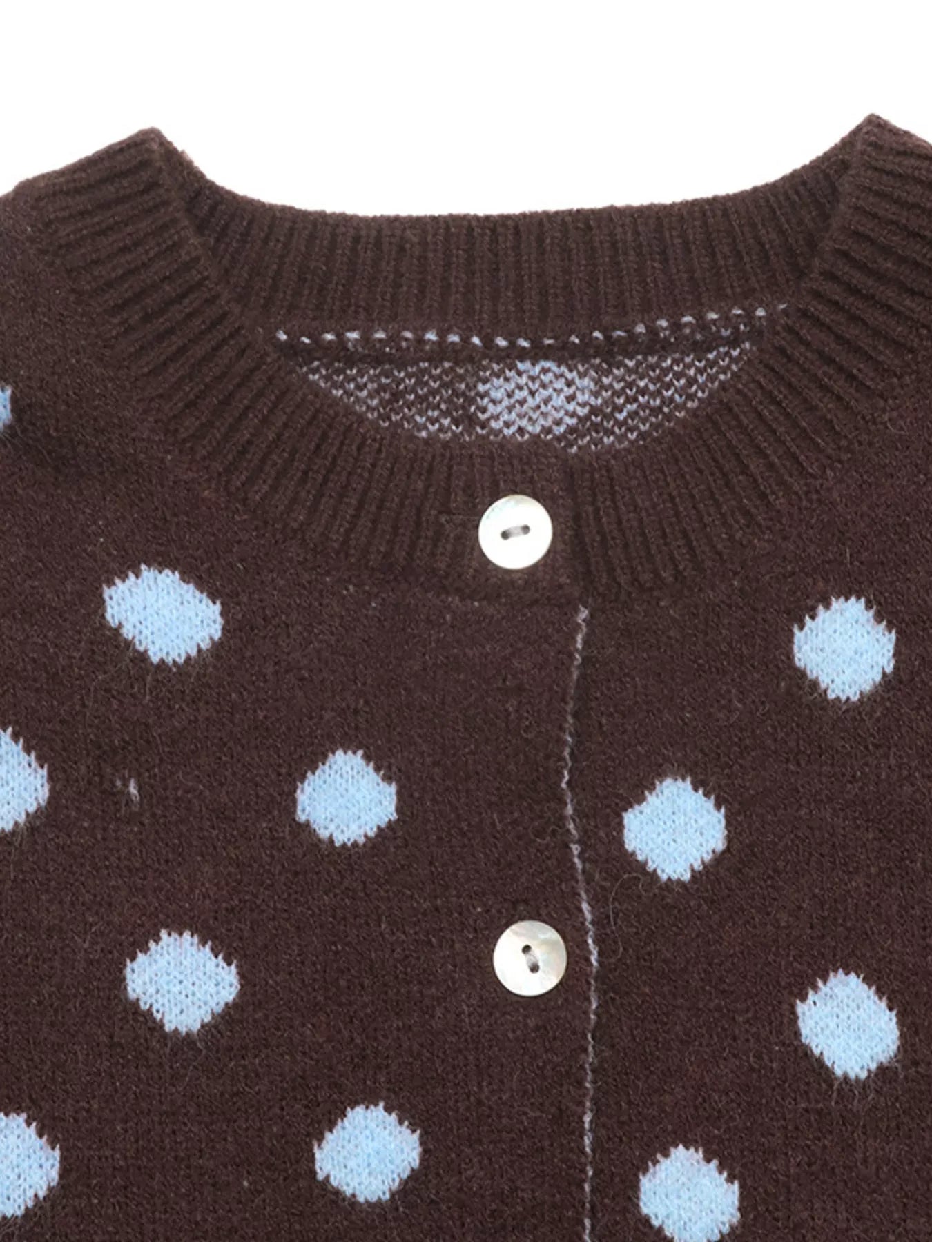 Trendsi Polka Dot Button Up Cardigan -