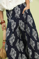 Trendsi Umgee Abstract Print Wide Leg Pants -