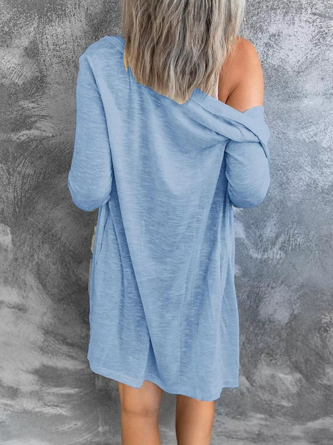 Trendsi Full Size Lightweight Button-Up Cardigan Plus Size - Shirts