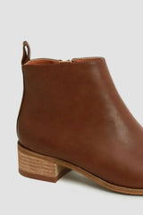 Trendsi Beast Fashion PU Leather Block Heel Boots -