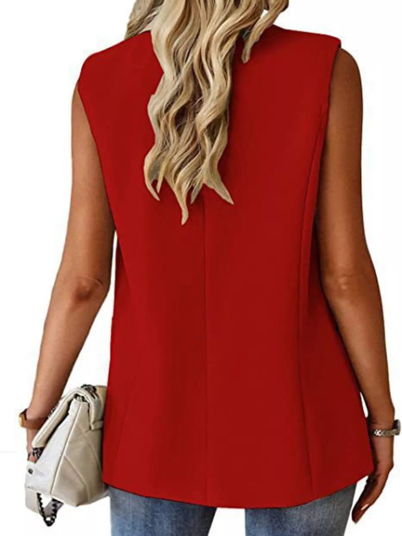 Trendsi One Button Blazer Vest -