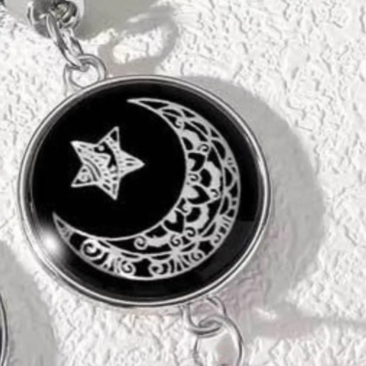 Trendsi 2-Piece Glow-in-the-Dark Sun Moon Bracelet -