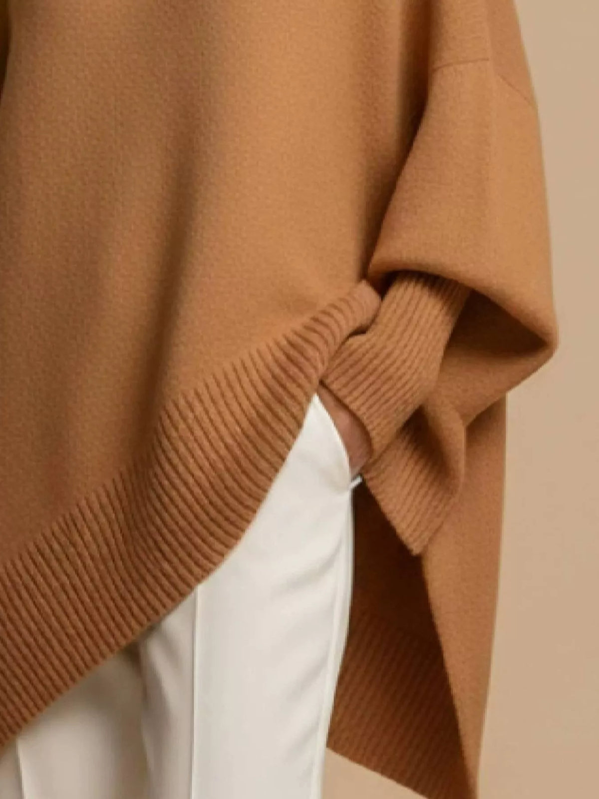 Trendsi Oversized Batwing Sleeve Sweater -