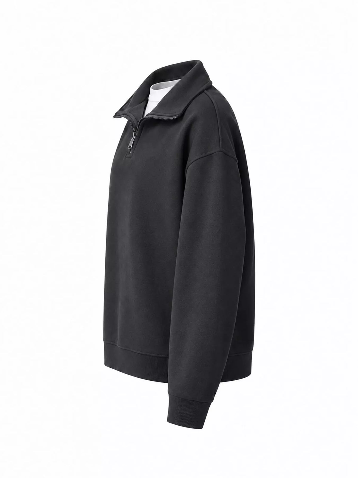 Quarter-Zip Long Sleeve Sweatshirt — side view
