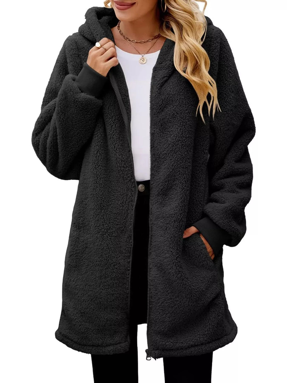Long-sleeve coat