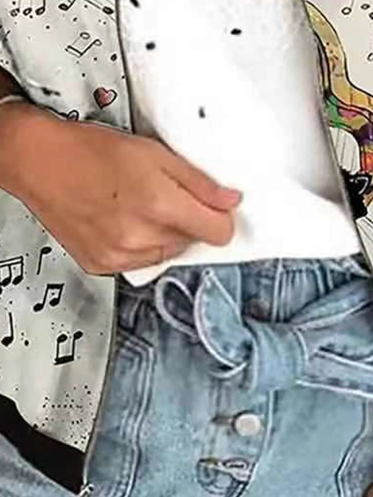 White cat print printed zip-up bomber jacket — design and construction details