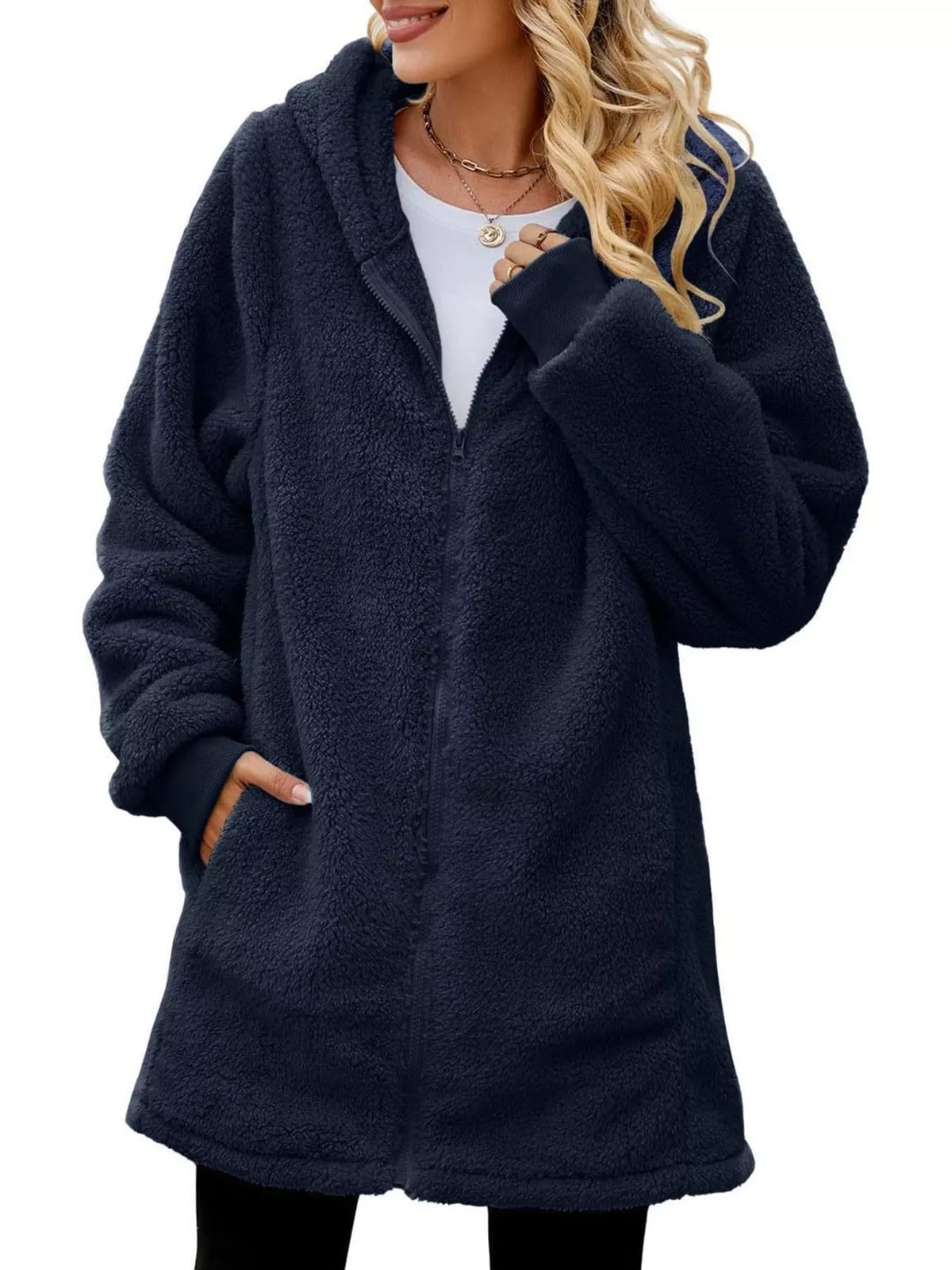 Long-sleeve coat