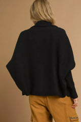 Trendsi Umgee Open Front Cardigan with Front Pockets -