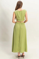 Trendsi HYFVE Sleeveless Top and Maxi Skirt Set - Skirts