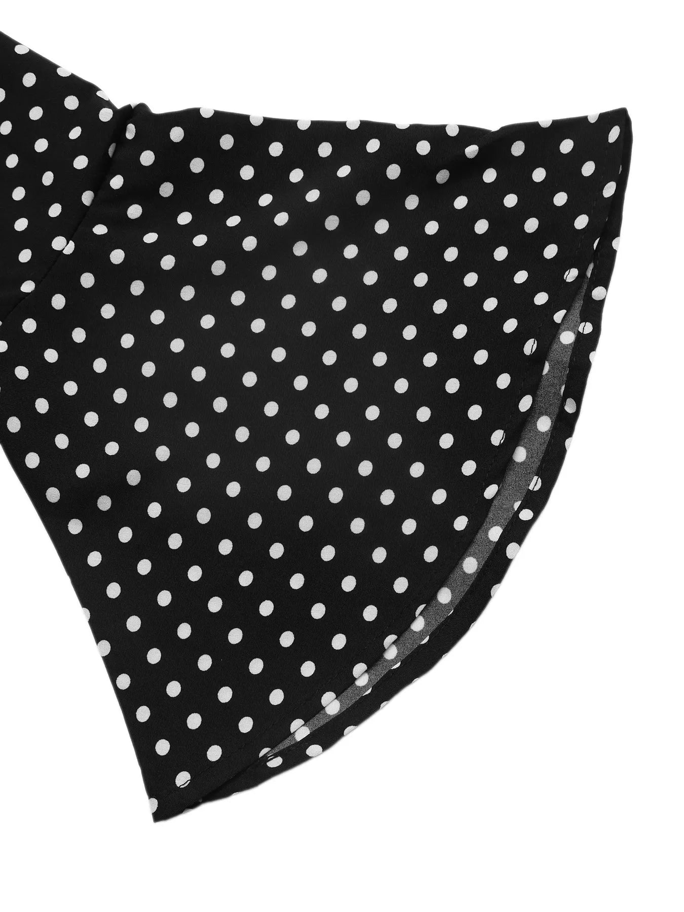 Trendsi Polka Dot Flare Sleeve Maxi Dress -