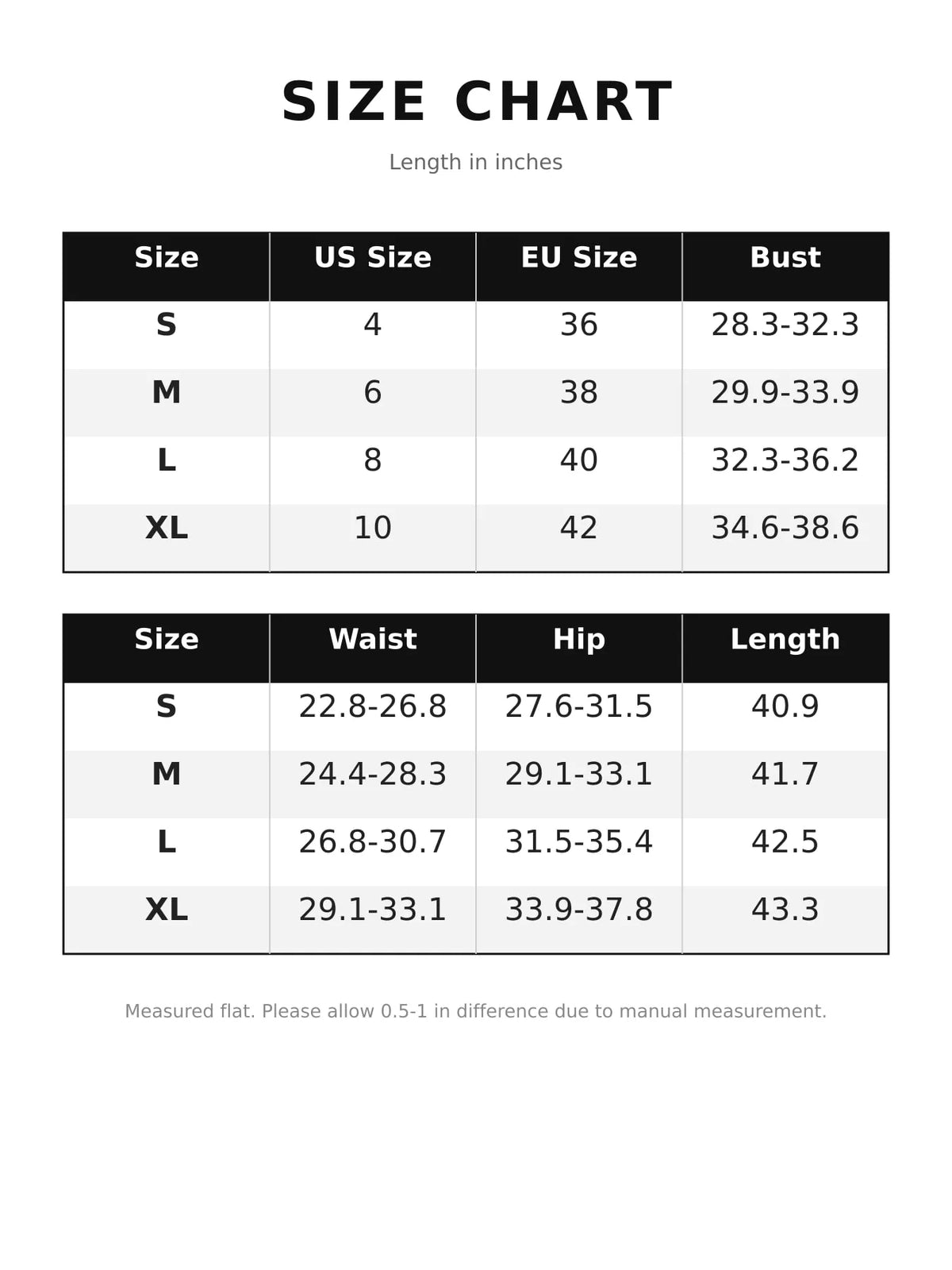Size chart for women's sleeveless cut-out ruched high-slit bodycon dress