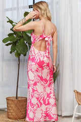 Trendsi ADORA Print Spaghetti Strap Maxi Dress - Dresses