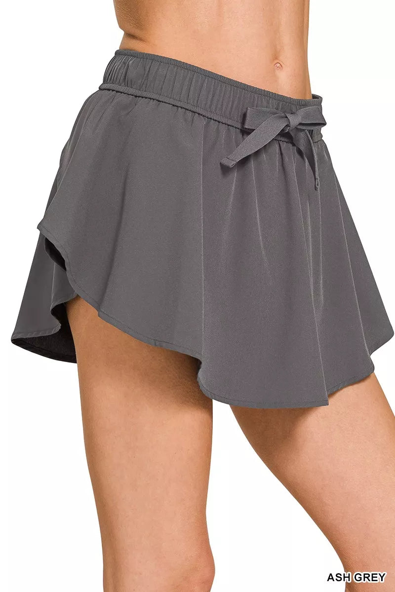 Trendsi Zenana Soft Woven Active Skorts -