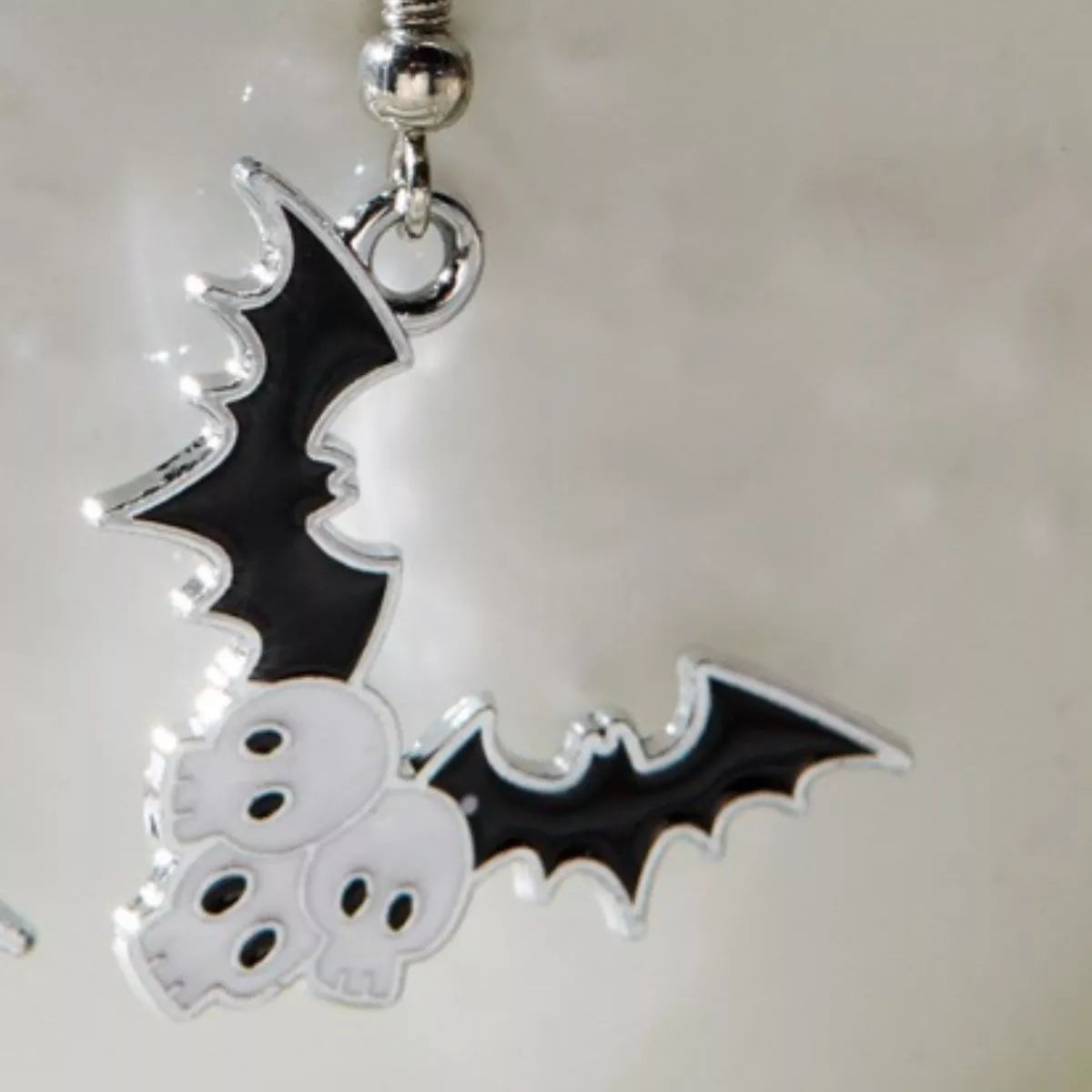 Trendsi Halloween Bat Drop Earrings -