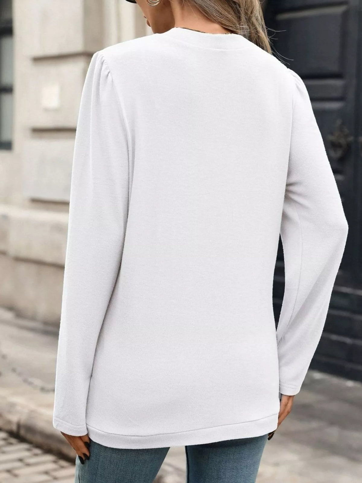 Trendsi Open Front Long Sleeve Cardigan -