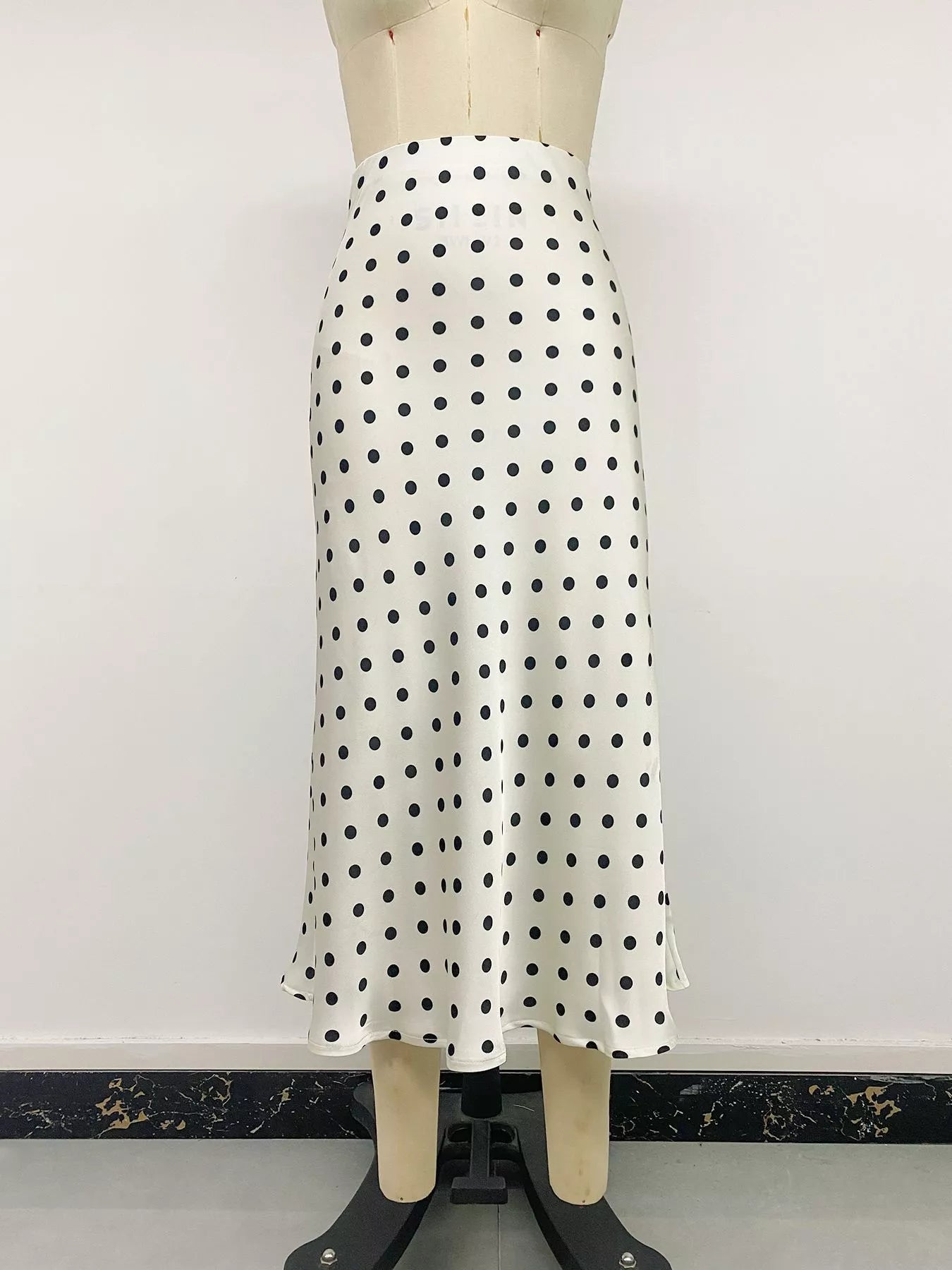 Trendsi Polka Dot Midi Skirt -