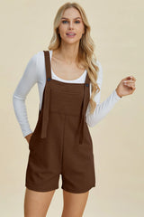 Trendsi Double Take Full Size Texture Sleeveless Romper -