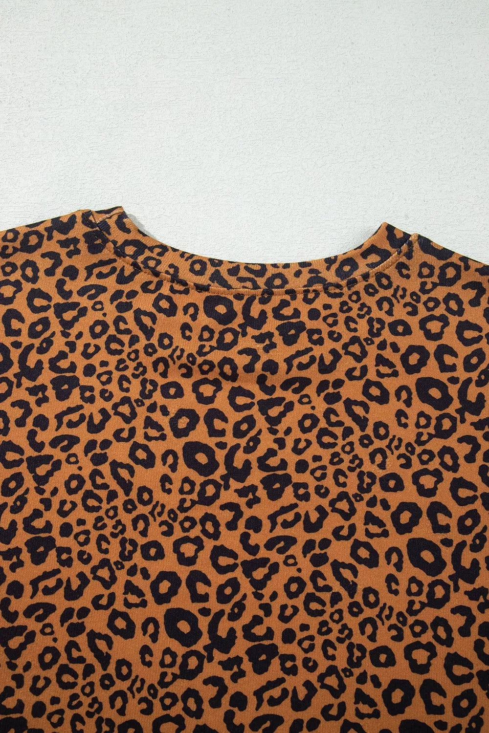 Trendsi Leopard Print Long Sleeve Top Relaxed Pant Set -