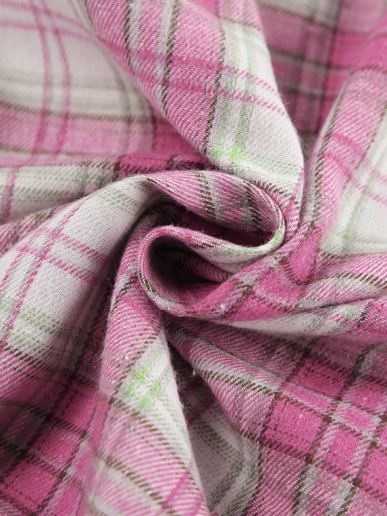 Trendsi Plaid Long Sleeve Shirt and Pants Set -