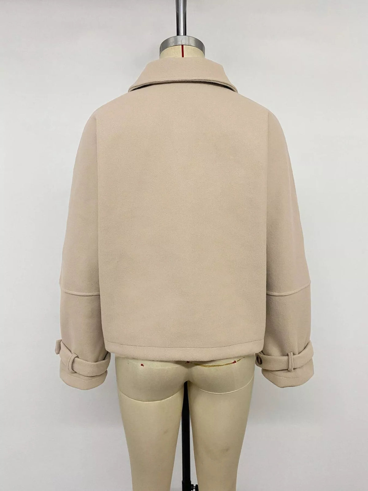 Trendsi Collared Neck Button Up Jacket -
